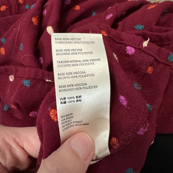 Maeve by Anthropologie Dottie Embroidered Blouse - Picture 9 of 9